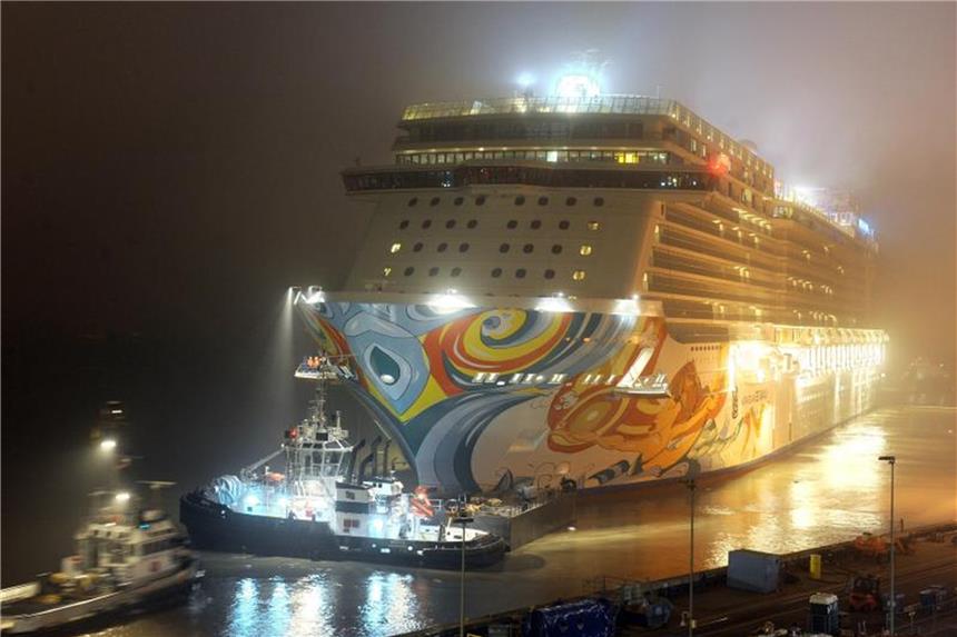 Norwegian Cruise Line fährt 2019 mit fünf Schiffen in Europa Die „Norwegian Getaway“ kehrt nach einem Jahr Pause dann in die Ostsee zurück. Foto: Ingo Wagner/dpa
