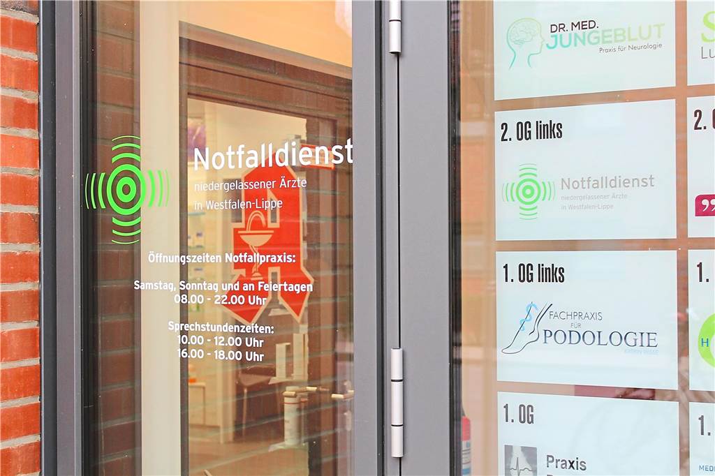 Notfallpraxis soll schließen: Bürgermeister fordern Verhandlungen Die Notfallpraxis in Lüdinghausen am Mariencampus