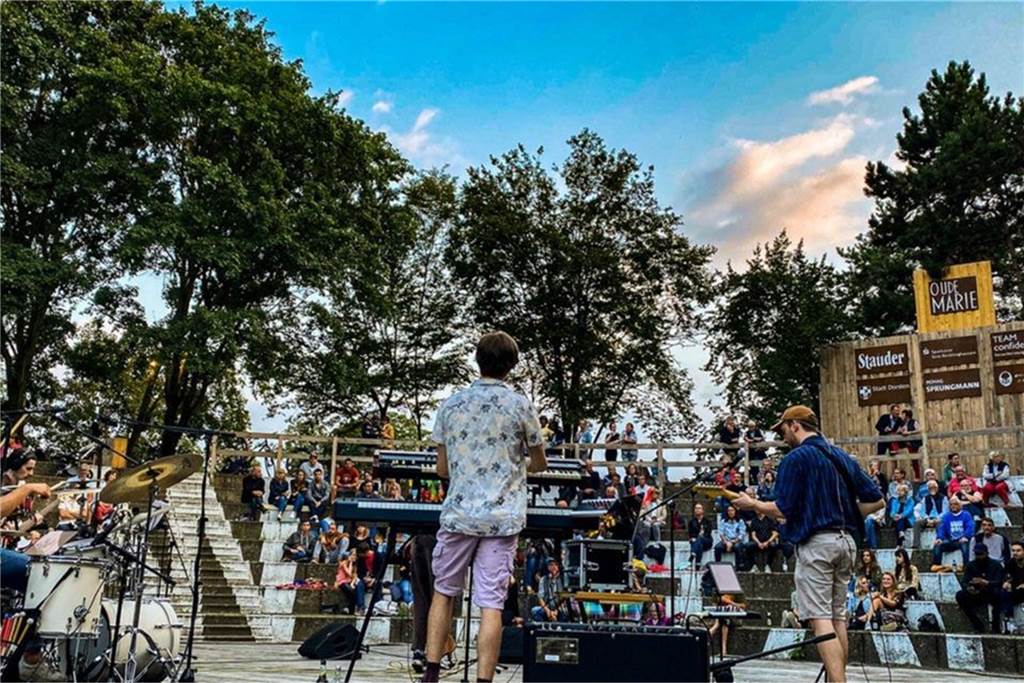 Stadtumbau in Dorsten feiert Abschluss mit großem Fest-Wochenende Band im Amphitheater