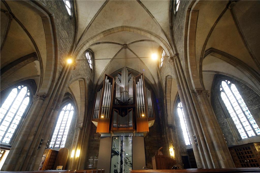 Was der jüngste Dirigent des Bachchores aller Zeiten vorhat Die Orgel von St. Reinoldie. Hier wird Christian Drengk wohl viel Zeit verbringen.