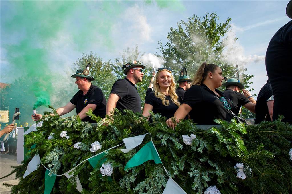 Die Parade fand am Samstag (16.9.) bei bestem Wetter statt.