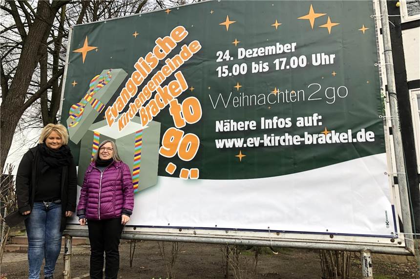 Corona-Pandemie: Online-Gottesdienst und „Weihnachten2go“ in Brackel Die Pfarrerinnen Sandra Sterne-Menne und Bettina Schreiber weisen auf eine besondere Aktion der Evangelischen Gemeinde Brackel an Heiligabend hin
