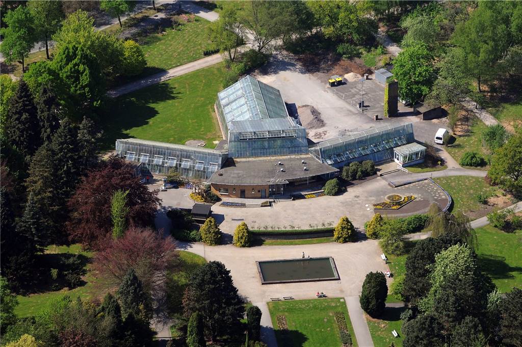 Im Botanischen Garten Rombergpark können Besucher künftig zwischen den Baumwipfeln wandern Die Pflanzenschauhäuser im Botanischen Garten Rombergpark sollen nach alten Plänen um mehrere Tropenhäuser erweitert werden.