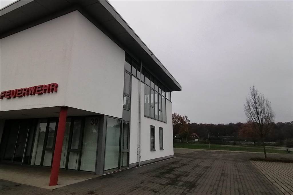 Flüchtlingsunterkunft am Feuerwehrhaus: Bauantrag ist gestellt Die Planungen am Woorteweg sind eng mit der benachbarten Feuerwehr abgestimmt.
