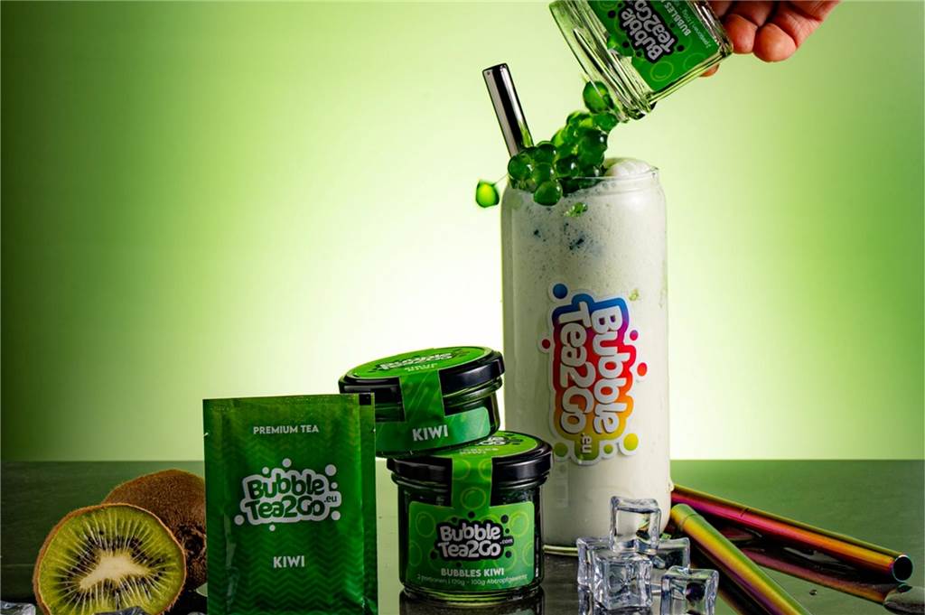 Bubble Tea Start-Up schafft es beinahe in die Sendung „Höhle der Löwen“ Die Produkte des Start-Ups Unternehmens „BubbleTea2Go“.