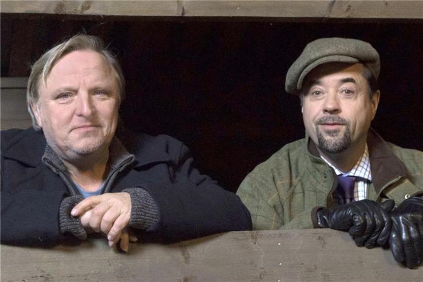 Nur ein „Tatort“ aus Münster für 2018 geplant Die Quoten-Könige: Mit der „Tatort“-Folge „Fangschuss“ erreichten Axel Prahl und Jan Josef Liefers) im Schnitt rund 14,56 Millionen Zuschauer. Foto: WDR/Thomas Kost