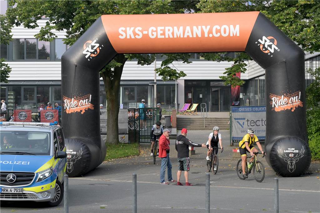 Die Radsportler Lünens freuten sich über das RTF- und Gravel-Event mit Start an der Dammwiese.