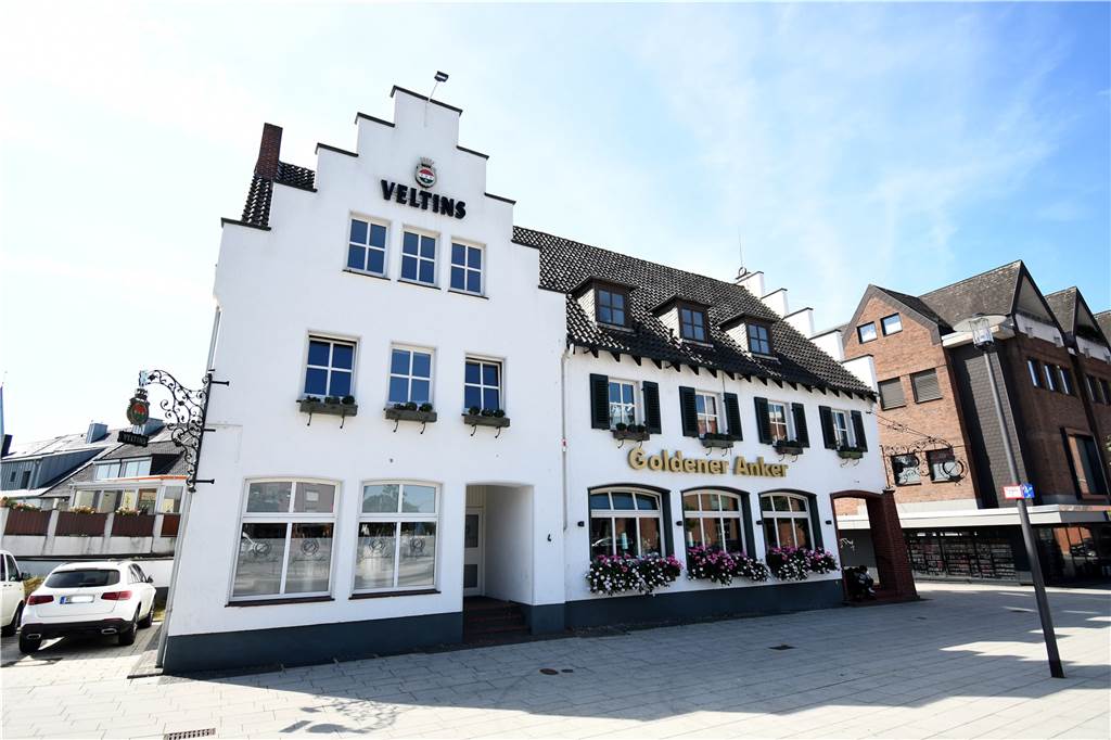 Ausbildung bei Sternekoch Björn Freitag: „Möchte Charaktermenschen“ Das Restaurant "Goldener Anker" in Dorsten von außen