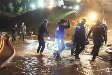Die Rettung der in einer thailändischen Höhle gefangenen Fußballer hatte weltweit für Aufsehen gesorgt. Foto: Sakchai Lalit/Thai Navy SEAL Facebook Page/AP