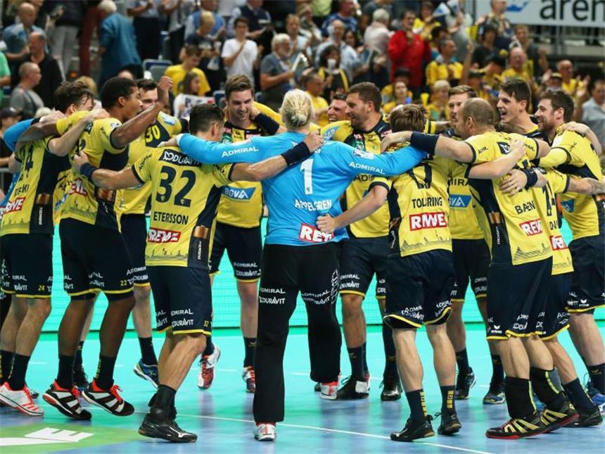 Vier Spiele in sechs Tagen - Löwen trotzen der Belastung Die Rhein-Neckar Löwen kommen mit dem engen Spielplan gut klar. Foto: Michael Deines/Promediafoto