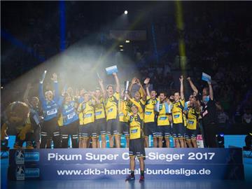 Die Rhein-Neckar Löwen setzten sich mit 32:30 (28:28, 14:11) nach Siebenmeterwerfen gegen den THW Kiel durch. Foto: Deniz Calagan