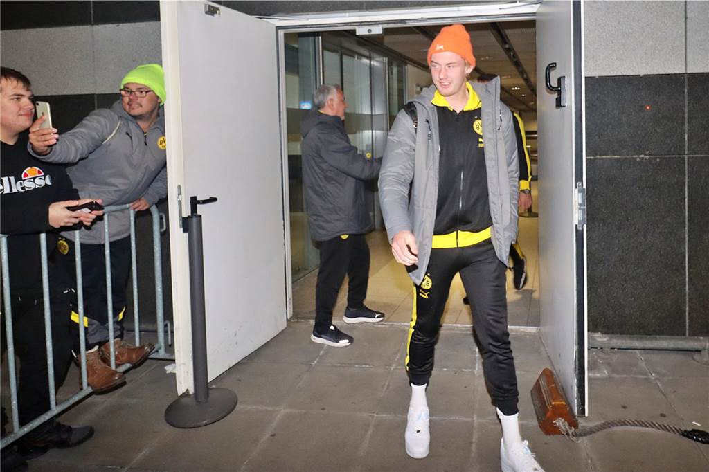 Die Rückkehr der BVB-Profis aus Hoffenheim.