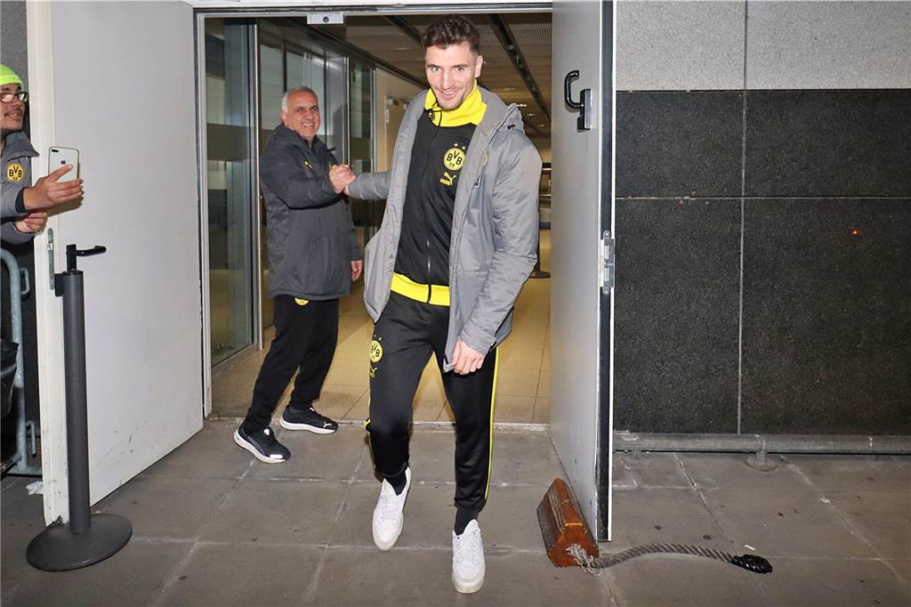 Die Rückkehr der BVB-Profis aus Hoffenheim.