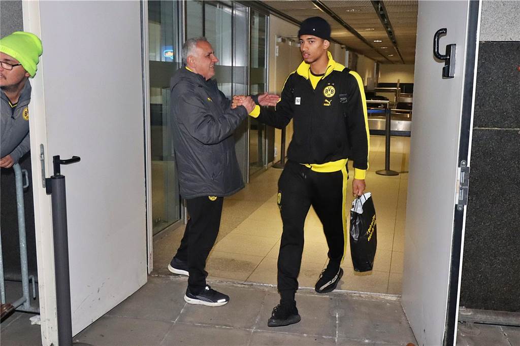 Die Rückkehr der BVB-Profis aus Hoffenheim.