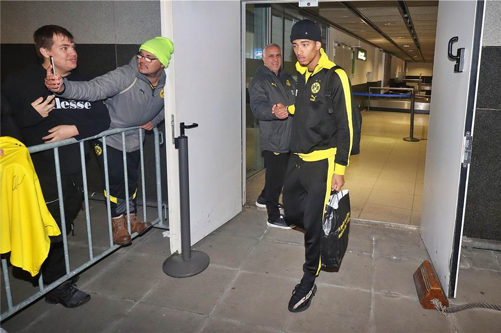Die Rückkehr der BVB-Profis aus Hoffenheim.