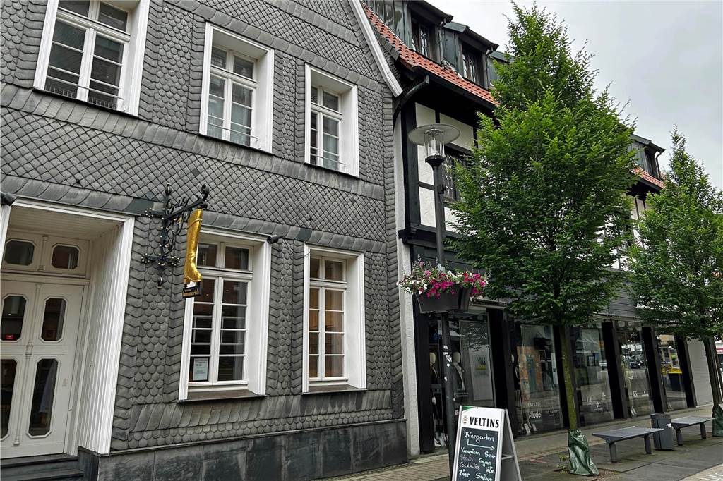 Die Rückseite der Immobilie an der Bonenstraße.