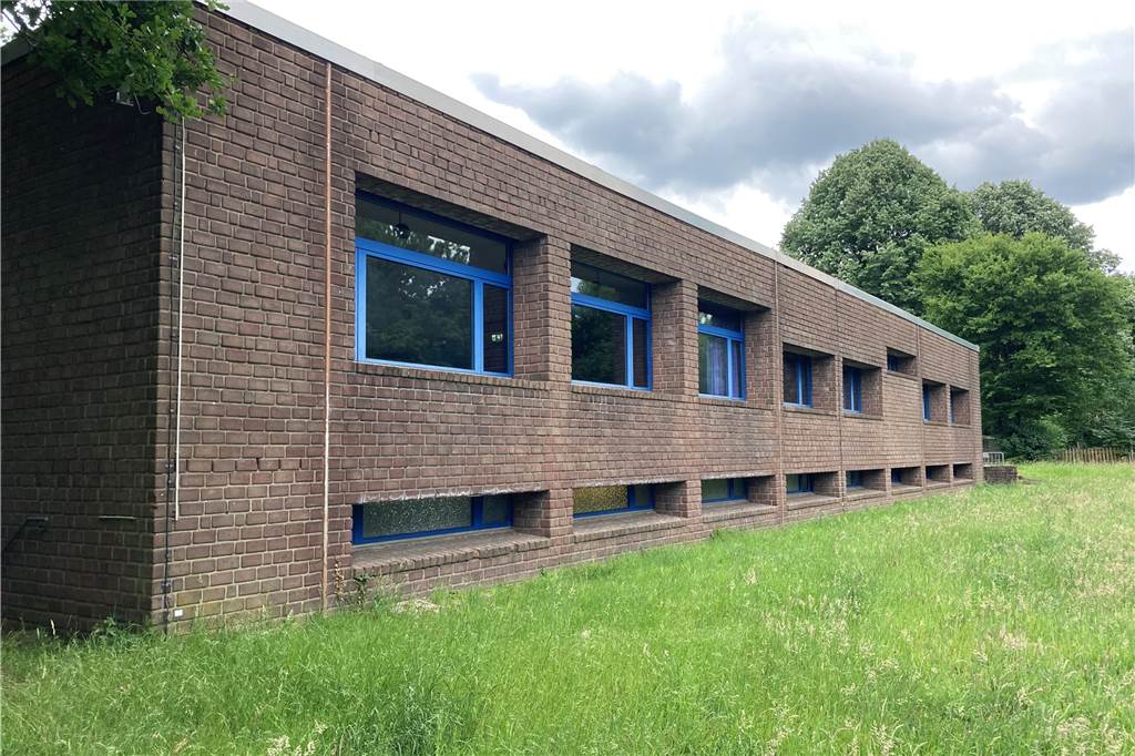 Gemeindezentrum Barkenberg: Bedeutet Kita neues Leben oder Verlust? Die Rückseite des Barkenberger Gemeindezentrums