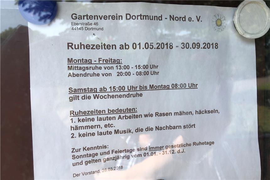 Migrant gegen Ruhestörung durch türkische Hochzeiten Die Ruhezeiten in der Kleingartenanlage Dortmiund-Nord.