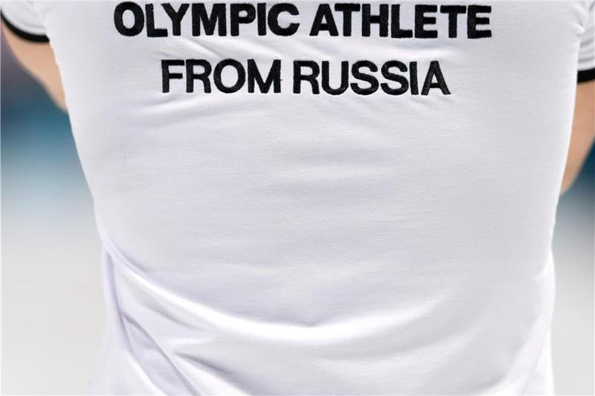 Schwere Entscheidung: Wie das IOC den Fall Russland bewertet Die russischen Sportler starten unter dem Namen „Olympische Athleten aus Russland“. Foto: Carl Sandin/Bildbyran via ZUMA Press