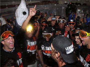 Die San Francisco Giants stehen erneut im Finale. Foto: Monica M. Davey