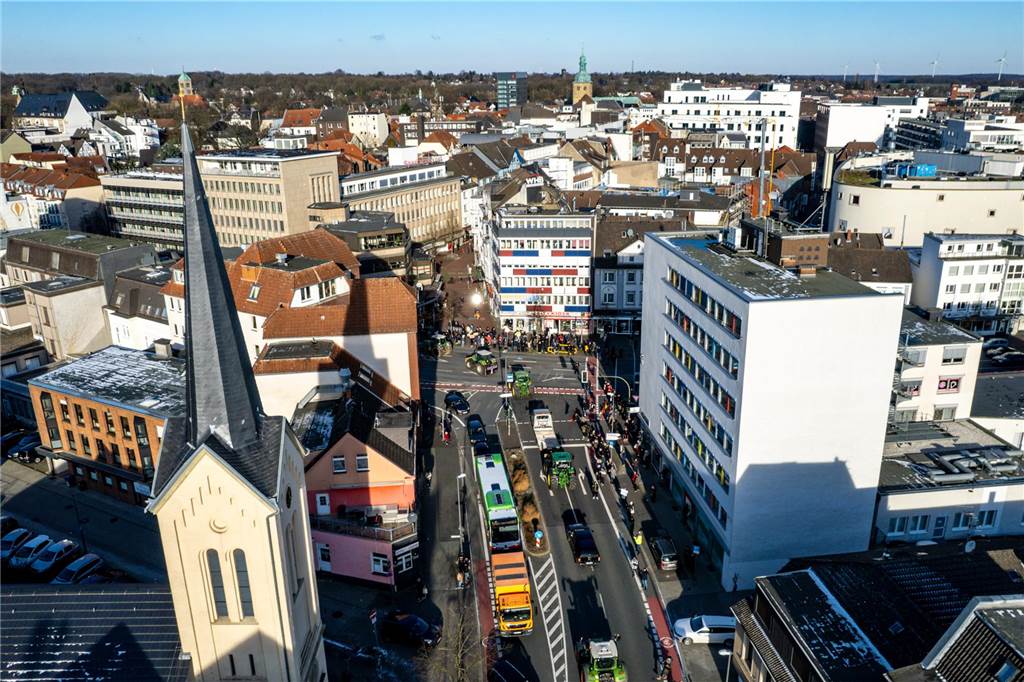 Bauerndemo am 8.1.2024 in Recklinghausen