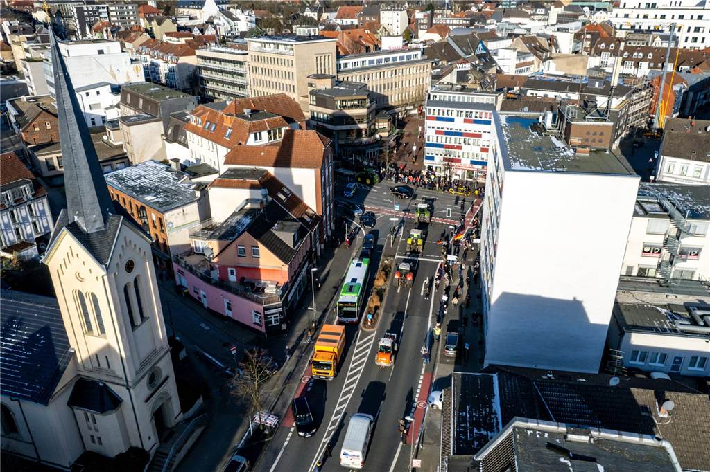 Bauerndemo am 8.1.2024 in Recklinghausen