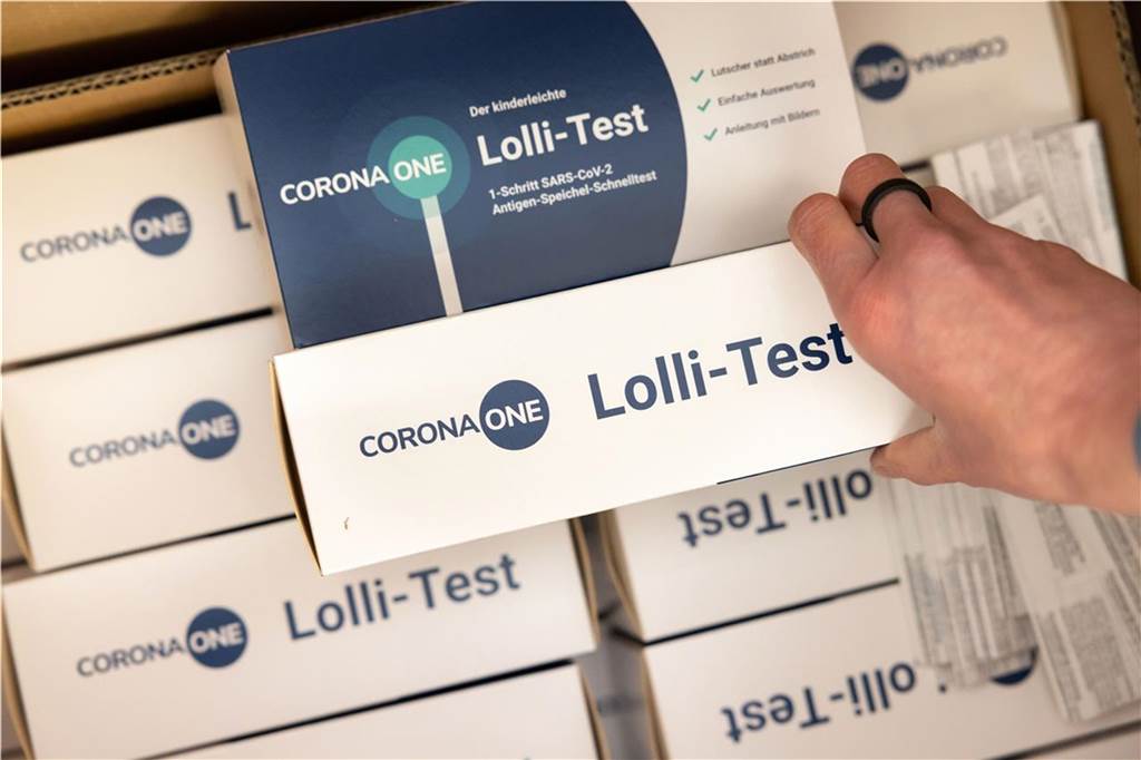 Die Schnelltestzentren in Stadtlohn an der Heinestraße, am Rathaus und an der Klosterstraße bieten jetzt auch Lolli-Tests für Kinder an.