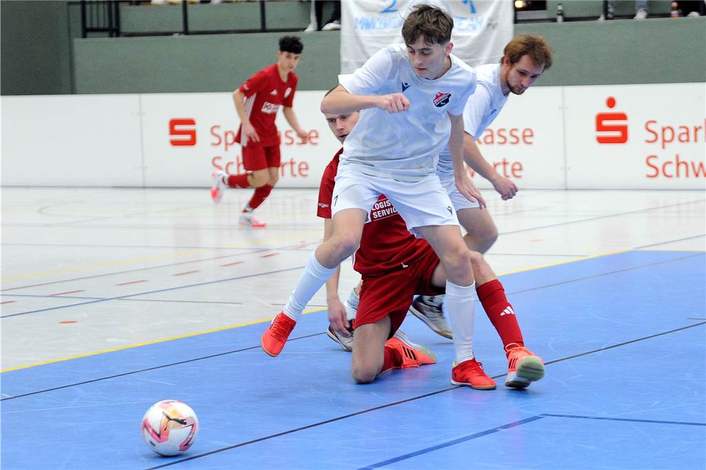 Die schönsten Bilder der A-Jugend Stadtmeisterschaft aus der Alfred-Berg-Sporthalle.