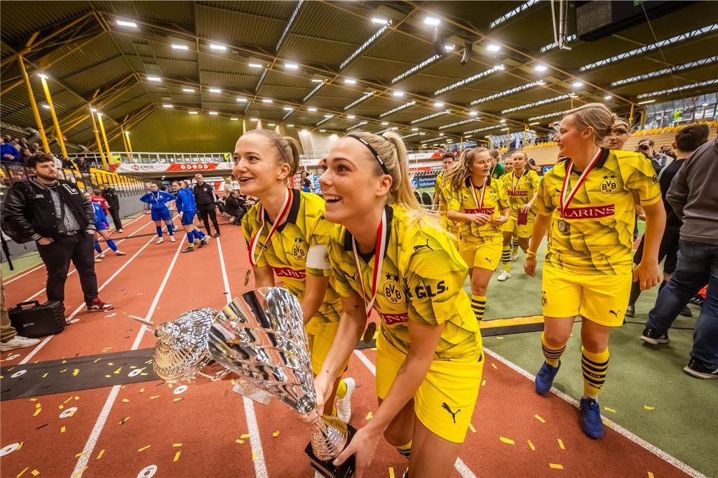 Die schönsten Bilder der Frauen-HSM-Endrunde aus der Helmut-Körnig-Halle.