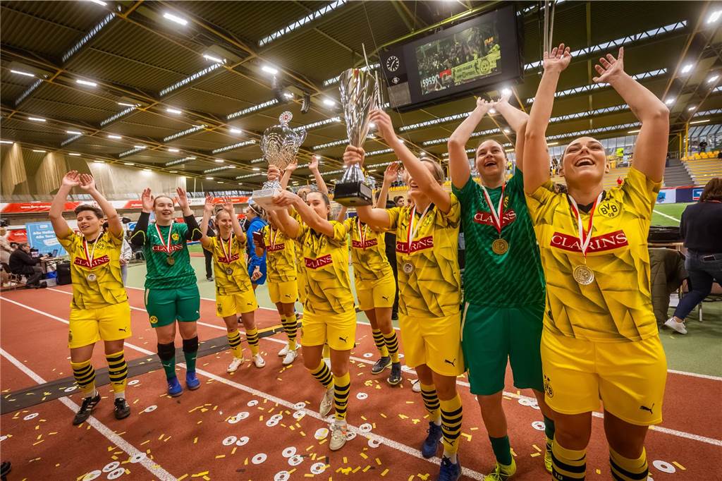 Die schönsten Bilder der Frauen-HSM-Endrunde aus der Helmut-Körnig-Halle.