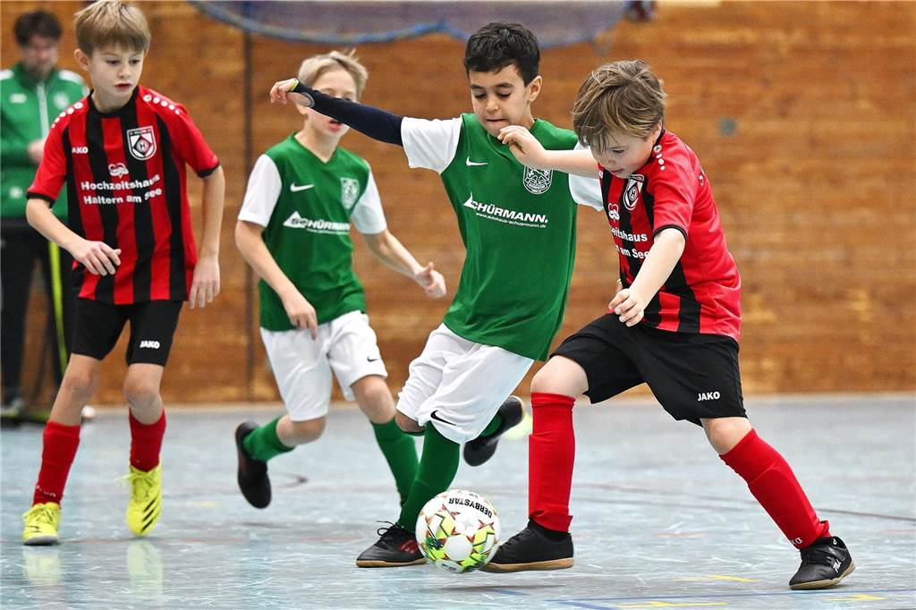 Die schönsten Bilder vom F-Jugend-Hallenturnier in Haltern. BW Lavesum richtete das Spielfest in der Dreifachhalle aus.