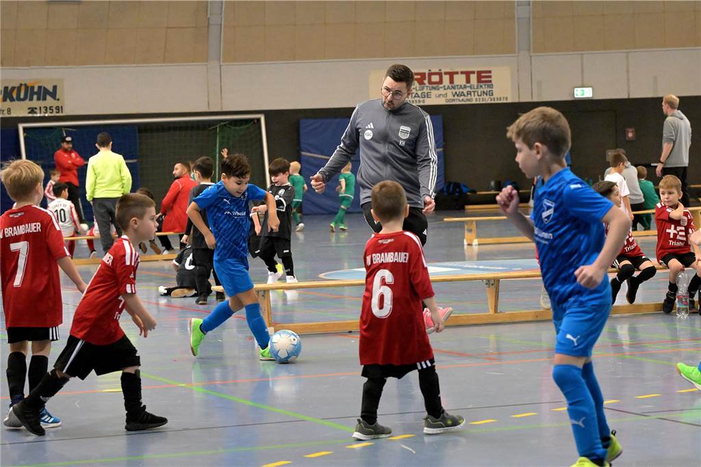 Die schönsten Bilder vom Mini-Spielfest bei der Hallenstadtmeisterschaft Lünen.