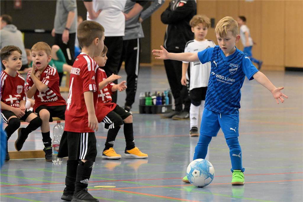 Die schönsten Bilder vom Mini-Spielfest bei der Hallenstadtmeisterschaft Lünen.