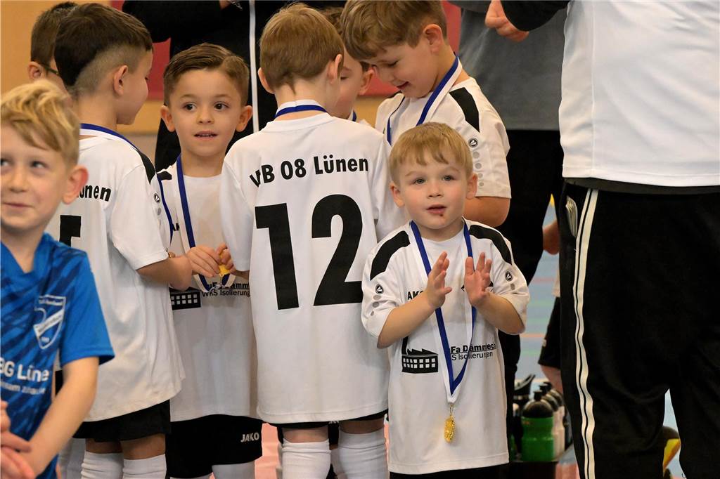 Die schönsten Bilder vom Mini-Spielfest bei der Hallenstadtmeisterschaft Lünen.
