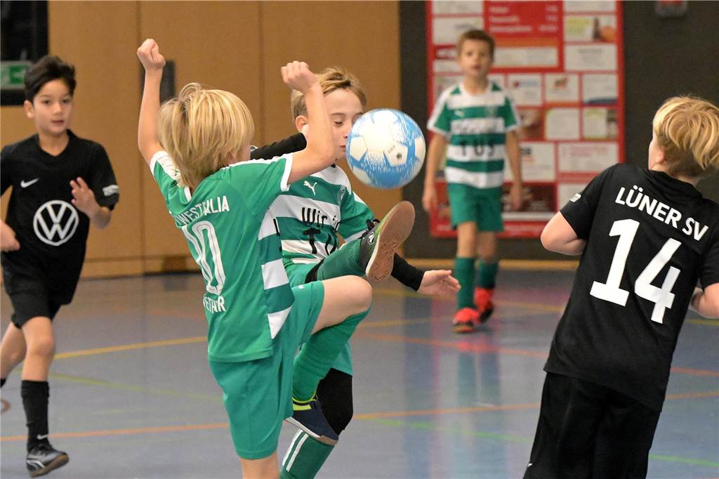 Die schönsten Bilder vom Mini-Spielfest bei der Hallenstadtmeisterschaft Lünen.