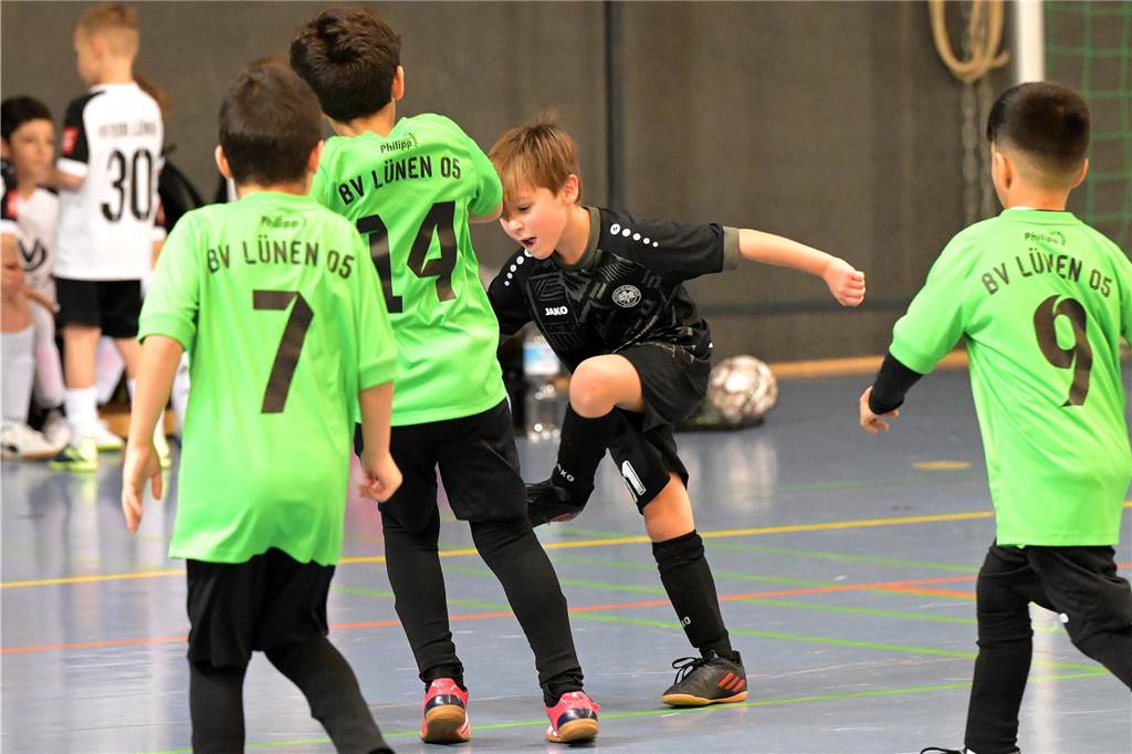 Die schönsten Bilder vom Mini-Spielfest bei der Hallenstadtmeisterschaft Lünen.