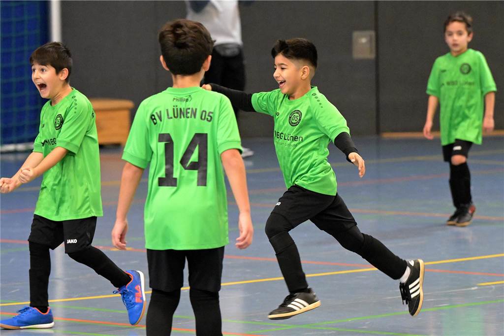 Die schönsten Bilder vom Mini-Spielfest bei der Hallenstadtmeisterschaft Lünen.