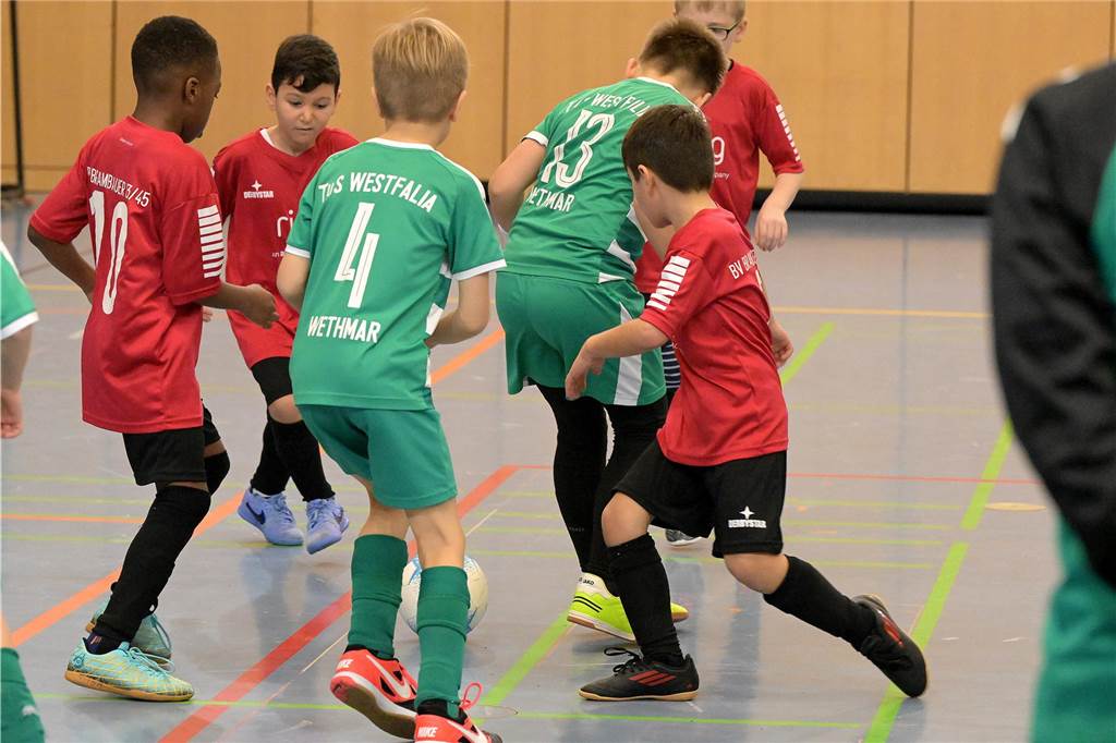 Die schönsten Bilder vom Mini-Spielfest bei der Hallenstadtmeisterschaft Lünen.