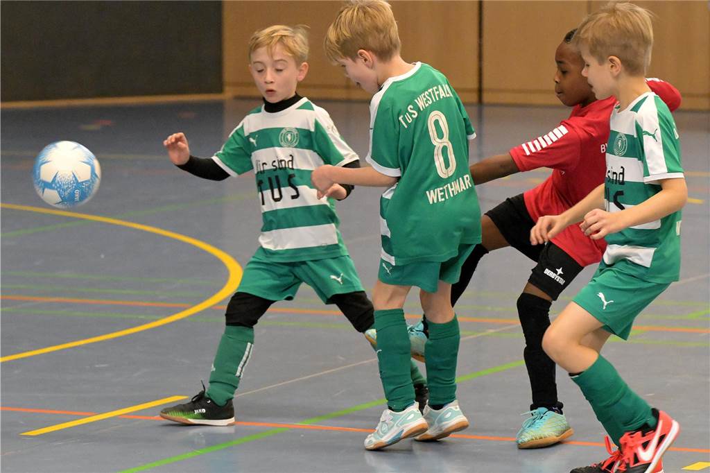 Die schönsten Bilder vom Mini-Spielfest bei der Hallenstadtmeisterschaft Lünen.