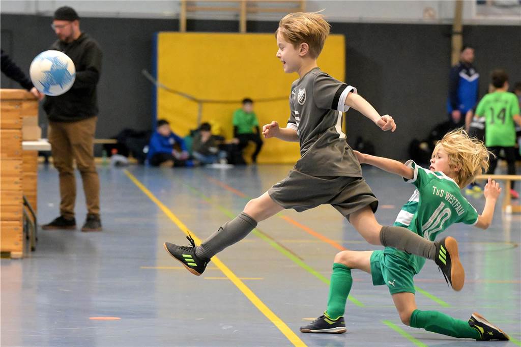 Die schönsten Bilder vom Mini-Spielfest bei der Hallenstadtmeisterschaft Lünen.