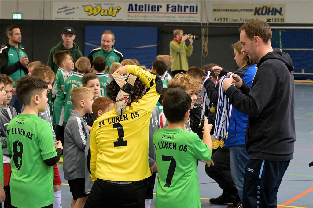 Die schönsten Bilder vom Mini-Spielfest bei der Hallenstadtmeisterschaft Lünen.
