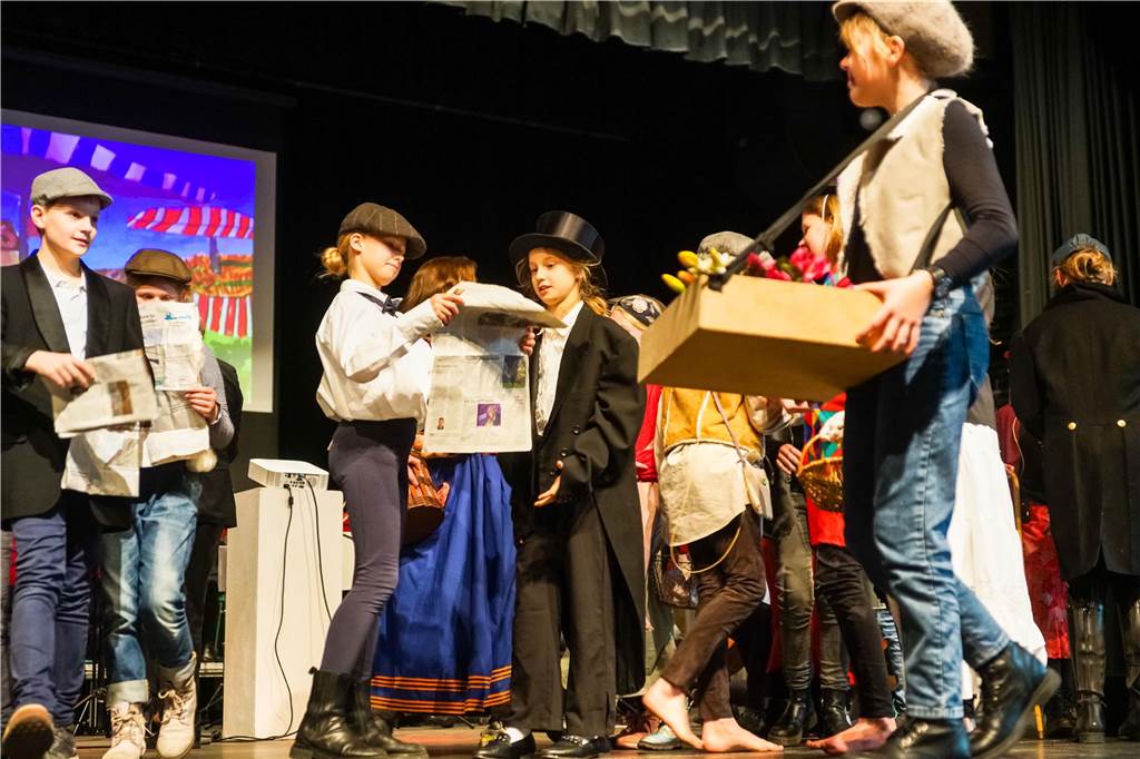 Eine Szene des Musicals 