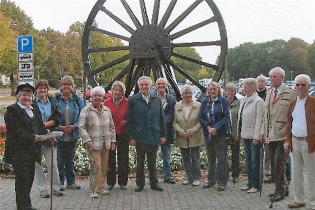 Als der Bergbau Wernes Ambitionen auf eine Sole-Kurstadt zunichte machte Die Seilscheibe der stillgelegten Zeche Werne am Parkplatz Hagen ist einer der Besichtigungs-Punkte der Rundtour.