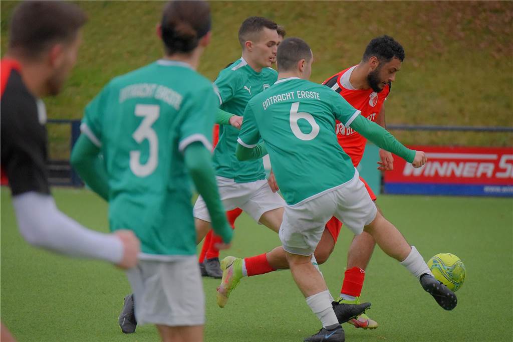 Die SG Eintracht Ergste hat beim FC Iserlohn II mit 1:2 verloren.