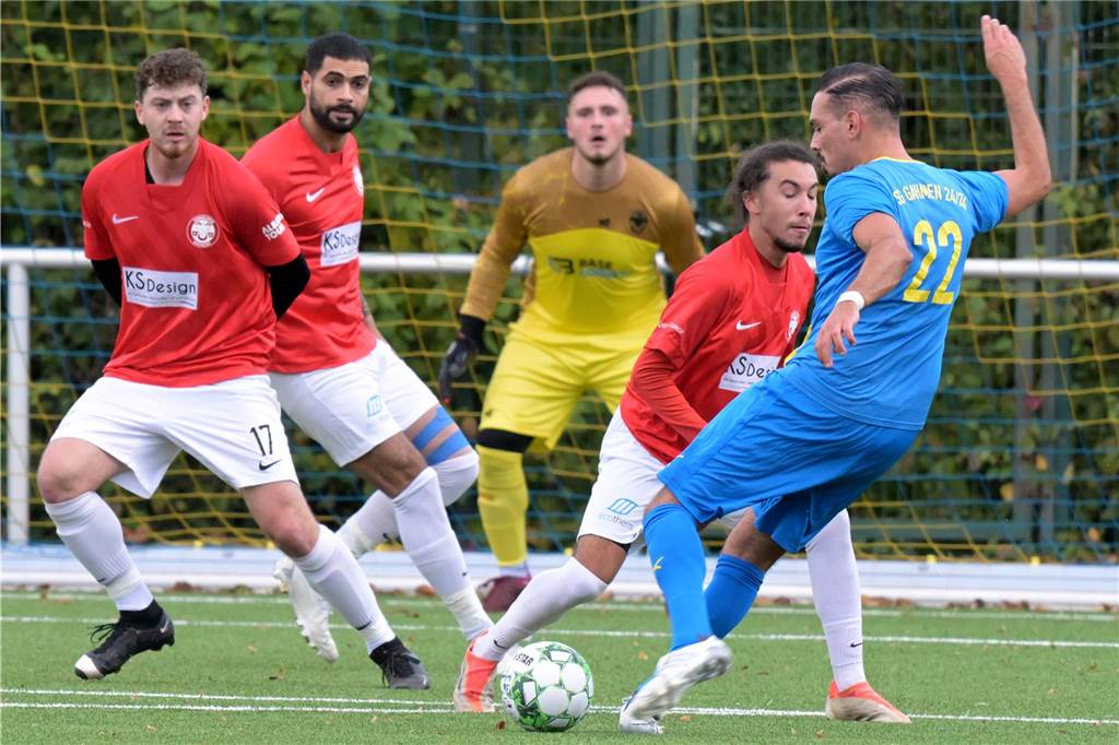 Die SG Gahmen bezwang den SC Osmanlispor zuhause knapp mit 1:0.