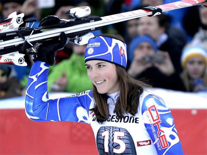 Ohne Ski-Stars: «Neue» Technik-Fahrerinnen im Fokus Die Slowakin Petra Vlhova macht auf sich aufmerksam. Foto: Robert Jaeger