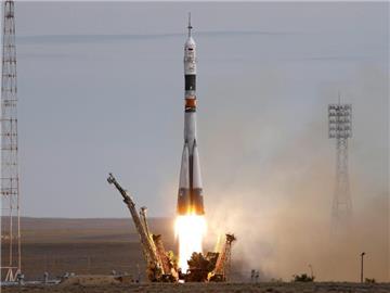 Die Sojus-Kapsel soll am Freitag die Raumstation erreichen. Foto: Sergei Ilnitsky