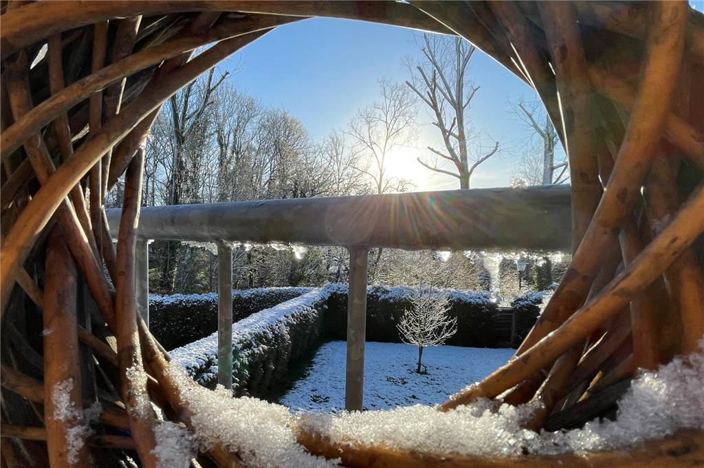 Die Sonne sorgte nicht nur für eine einzigartige Atmosphäre, sondern auch dafür, dass das Schneeglück nur von kurzer Dauer war.