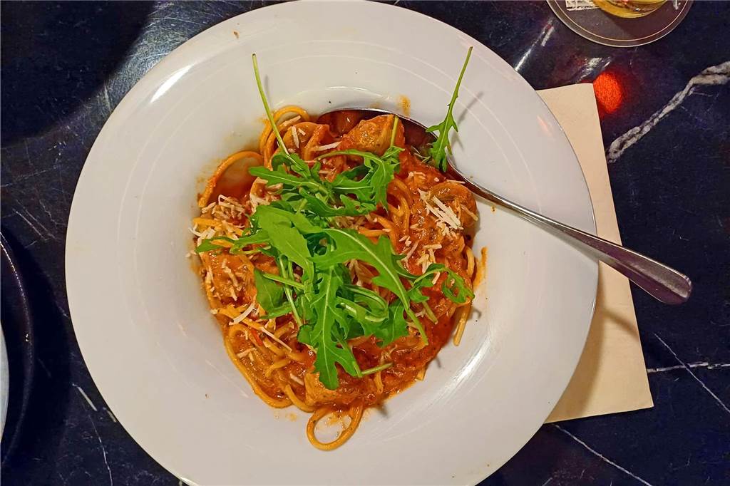 Noa Garden im Heidehof: Paradiesisch speisen in Dschungelatmosphäre Die Spaghetti Noa