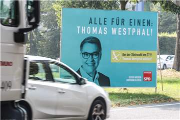 Die SPD hat, wie auch die CDU, für die Stichwahl neu plakatiert.